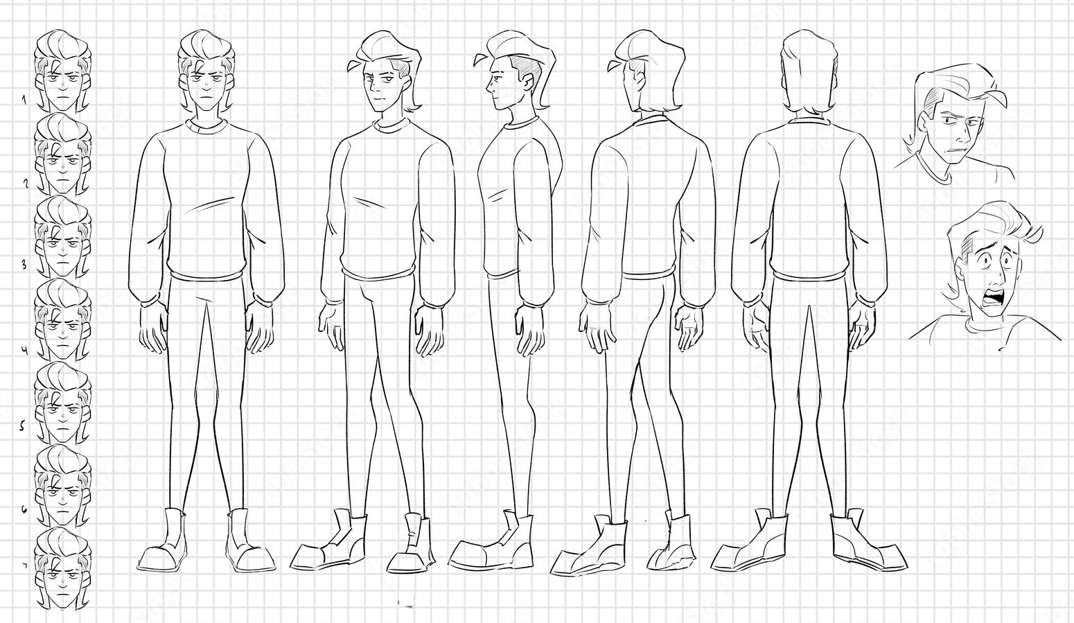 Animation: Story Art, Character Turnaround for Storyboard Final, 2025
