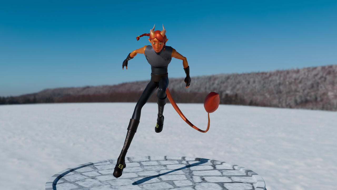 3D Character Posed